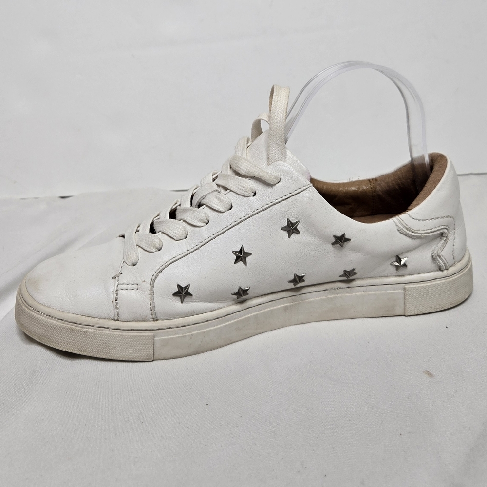 FRYE white leather‎ Ivy western low star flat sneakers 9.5